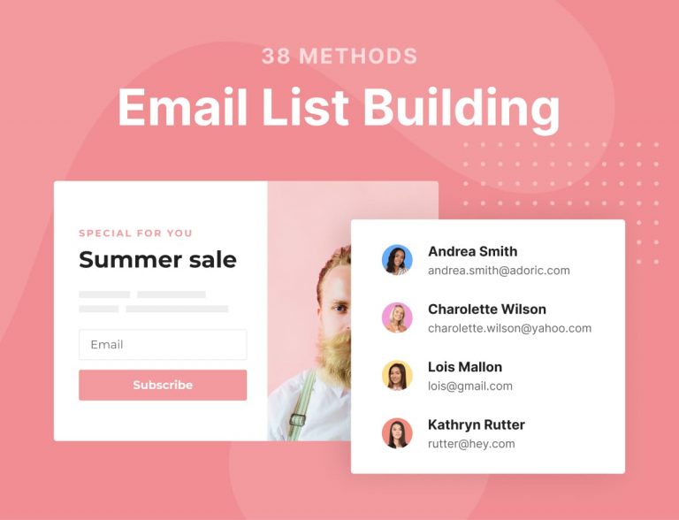 38 Email list building methods