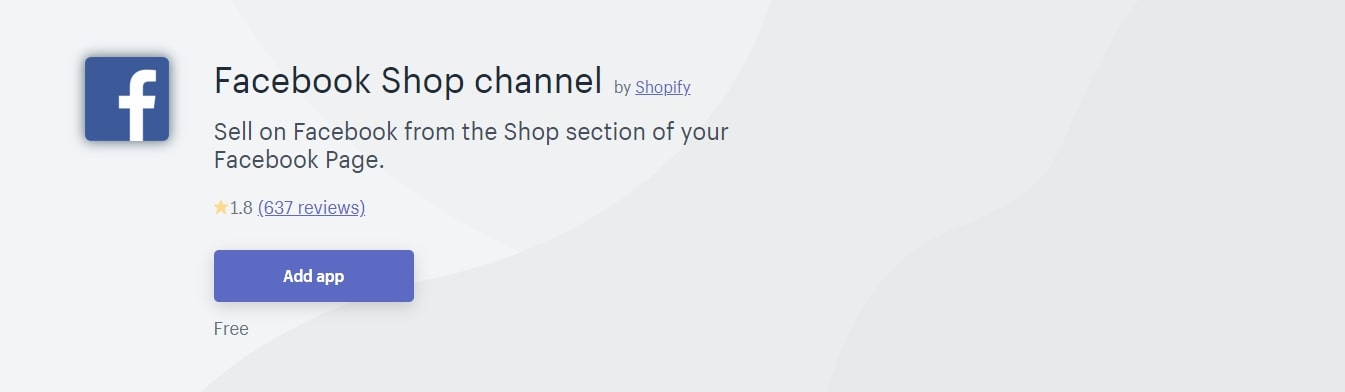 Facebook Shop Channel