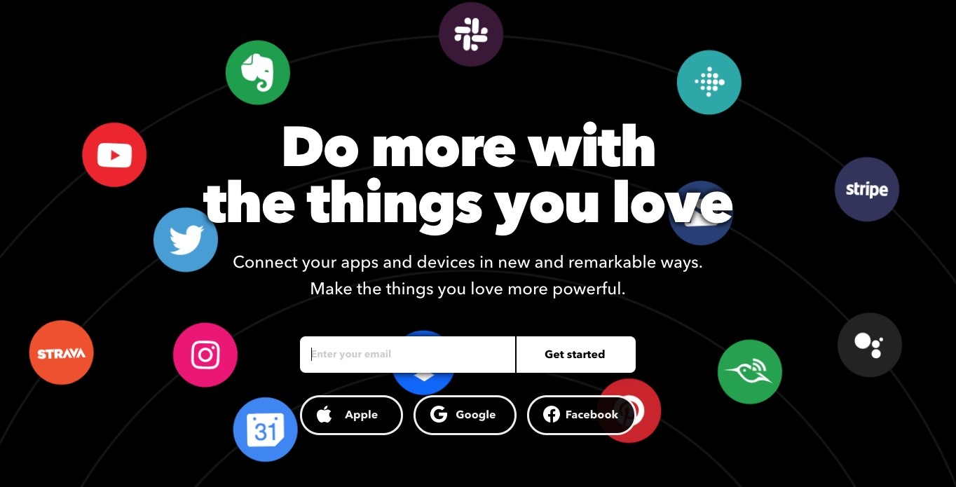 ifttt homepage