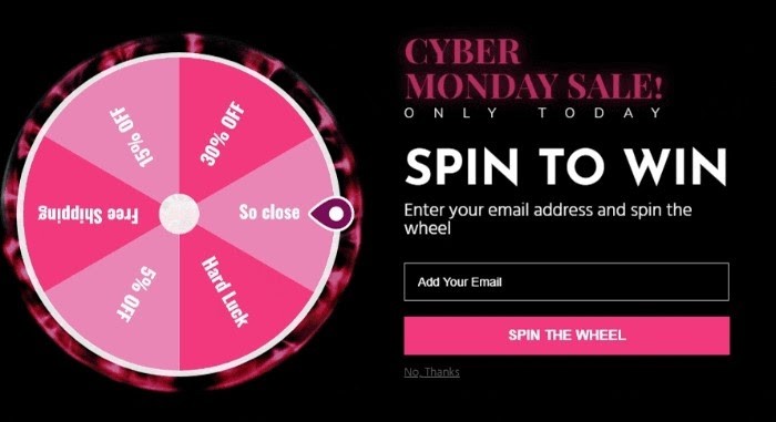 spin to win gamification