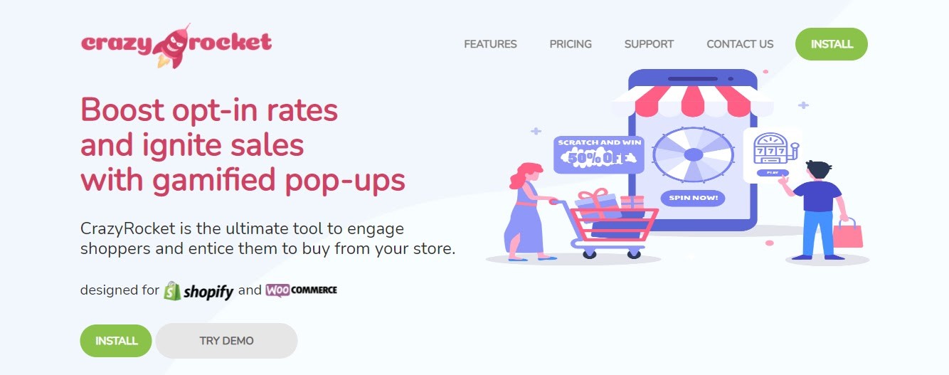 Shopify lucky wheel popup app