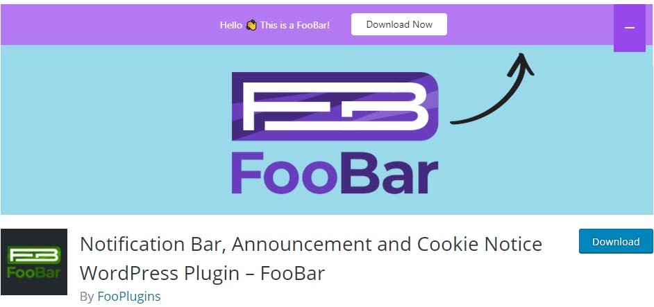 FooBar Notification Bar Plugin