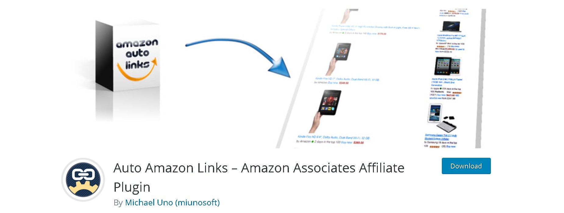 Amazon auto links plugin