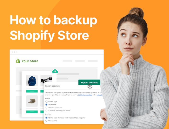 Shopify backup