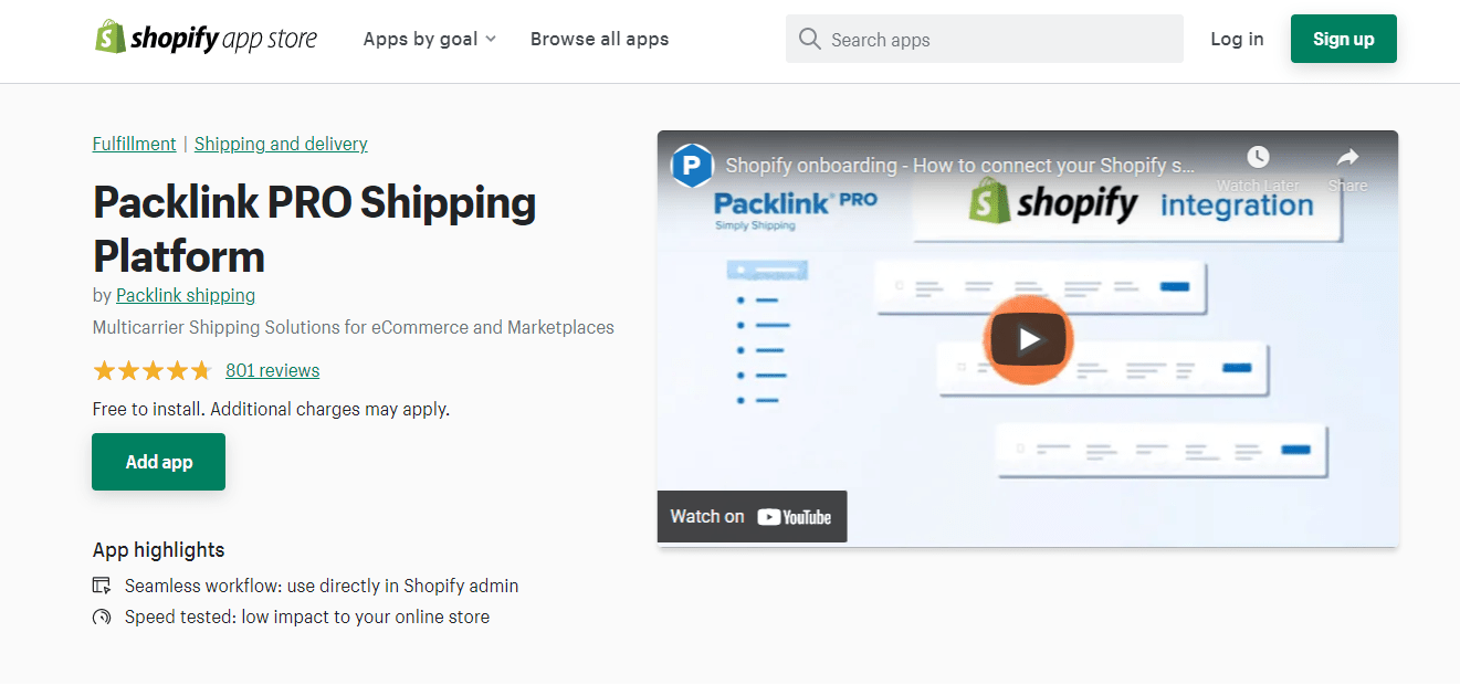 Shopify Shipping App