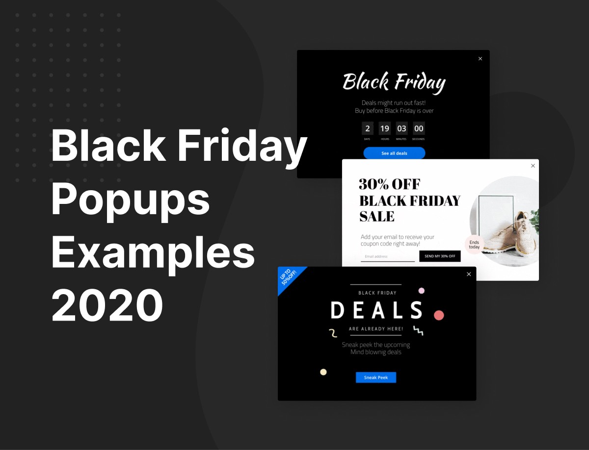 30 Converting Black Friday Popup Examples