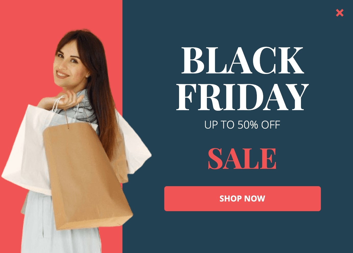 Black Friday example popup