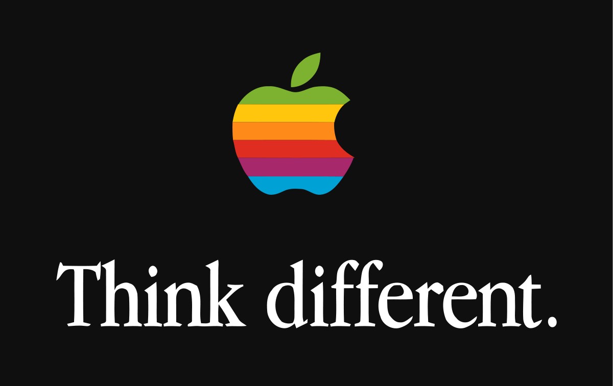 Apple tagline
