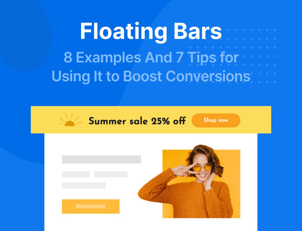 Floating bar examples