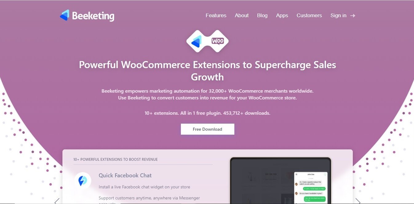 Beeketing Woocommerce plugin