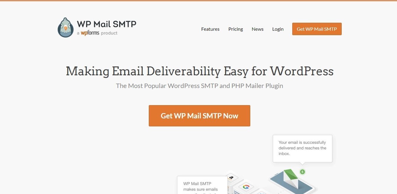 Mail SMTP plugin for Woocommerce