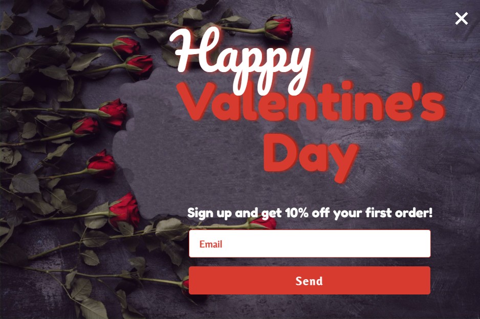 Valentine campaign idea