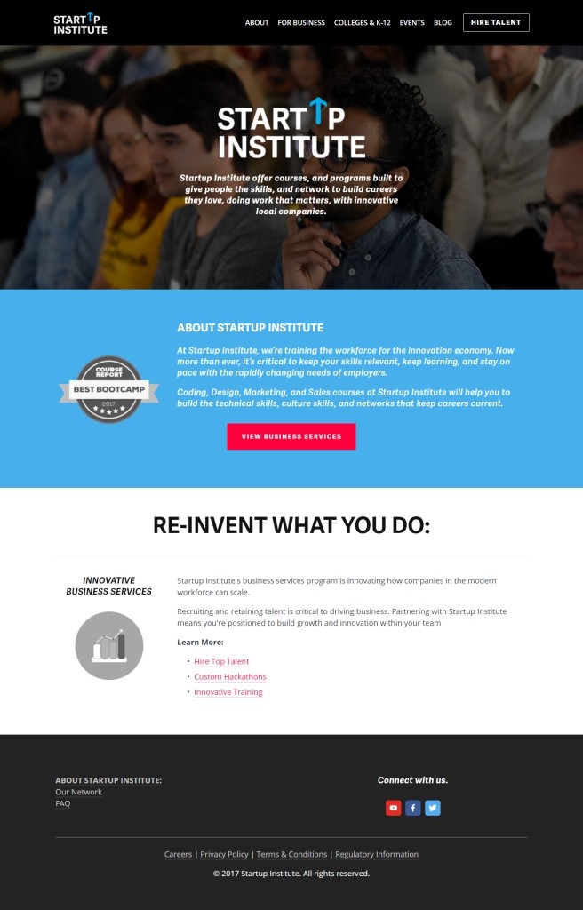 landing page example