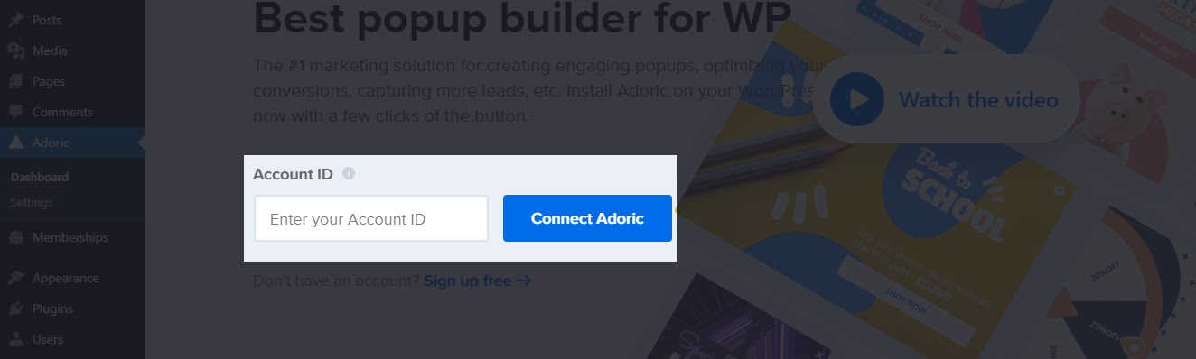 Exit popup plugin for WordPress