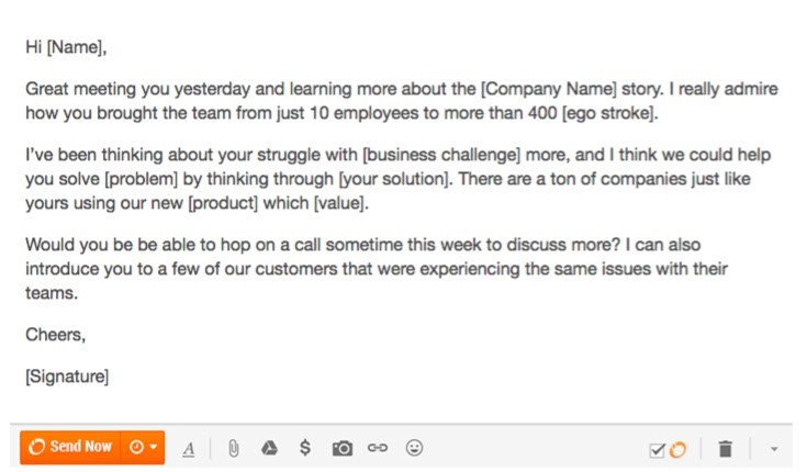 How to write email to a Company