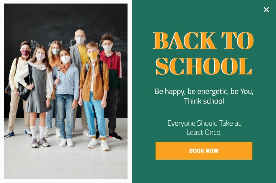 gree back to school marketing template