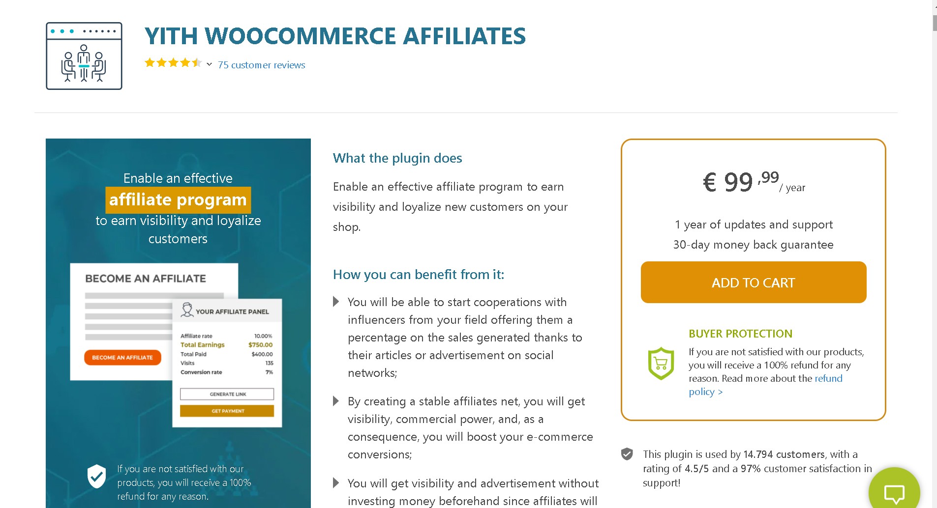 Yith Affiliate Plugin