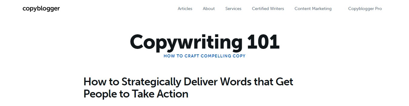 Copywriting course