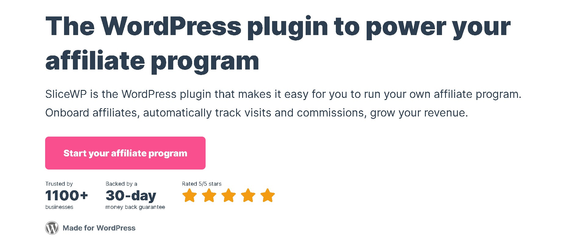 Affiliate marketing plugin for Woocommerce