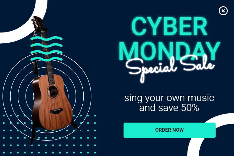 Cyber Monday campaign template