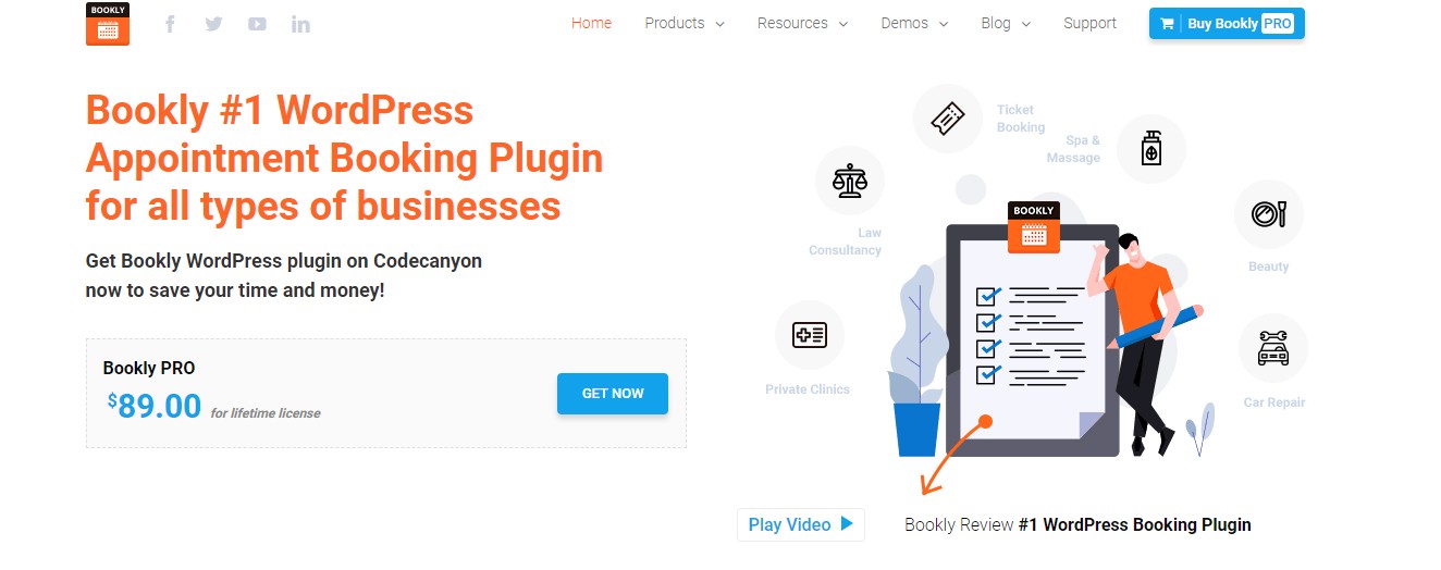 WordPress booking plugins