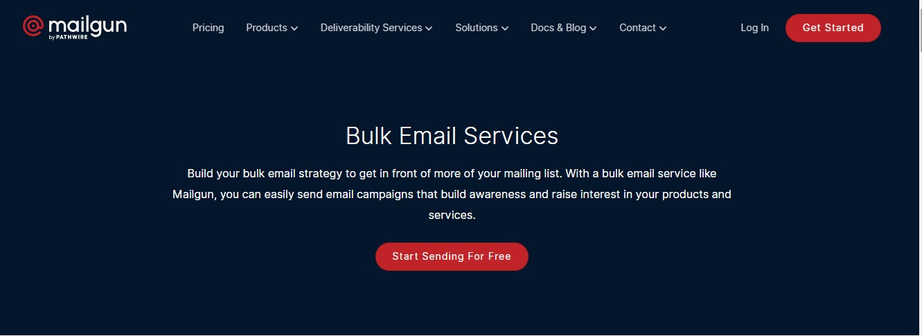 Mailgun Bulk Email sender