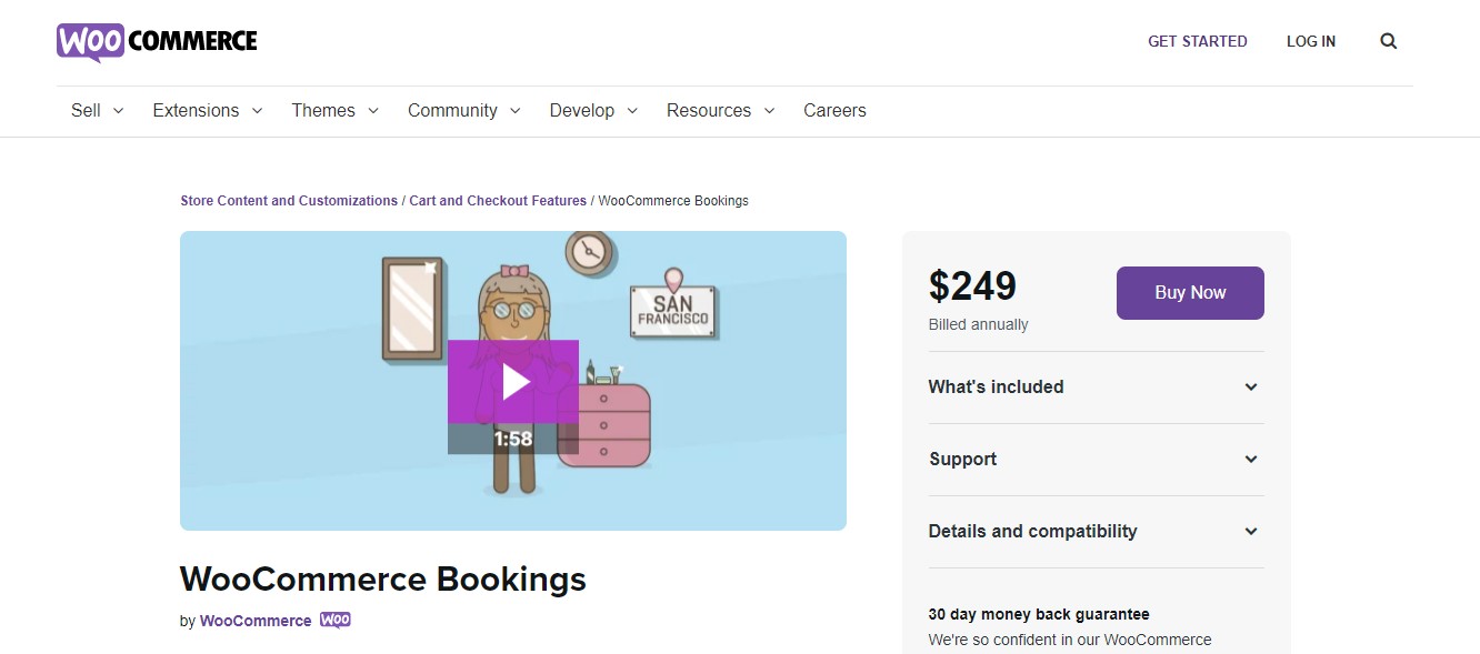 WooCommerce booking