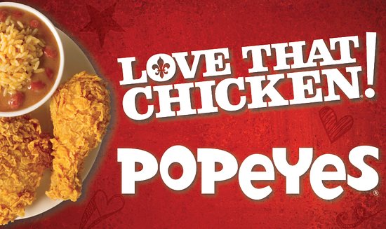 Popeyes chicken slogan