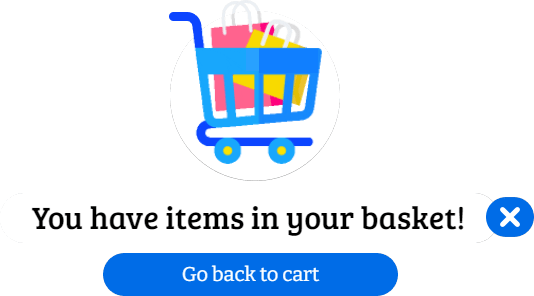 cart saver popup