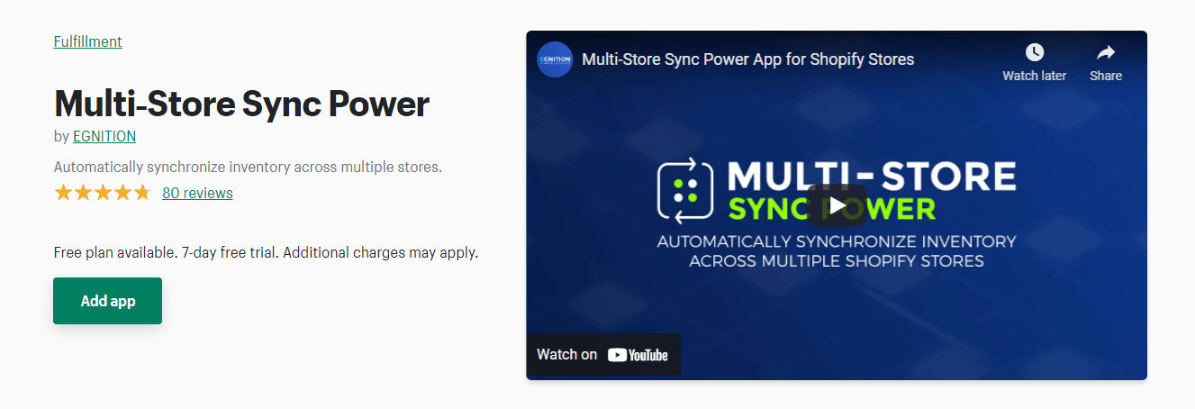 Multi store sync