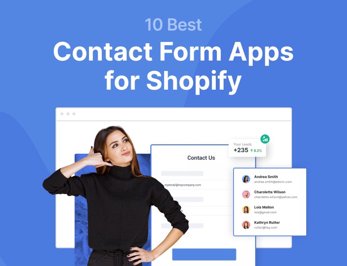Best contact form apps for Shopify