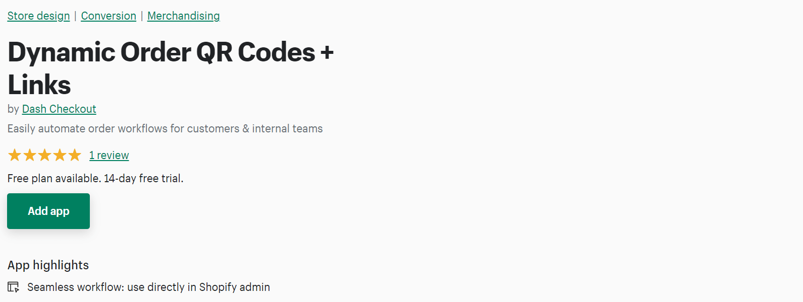 Dynamic order codes