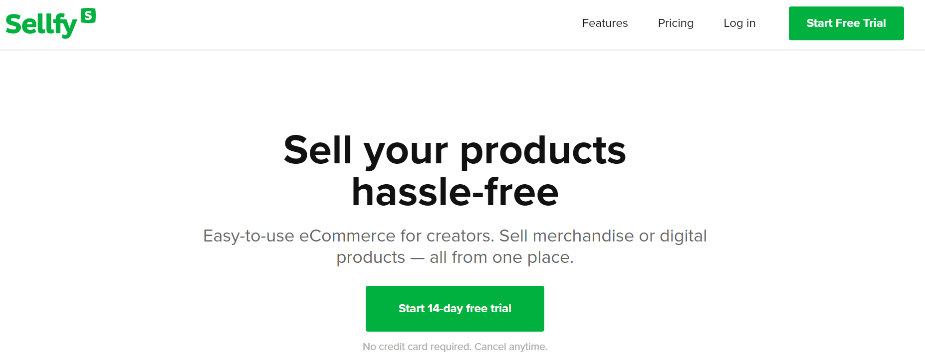 Sellfy Alternative to Shopify