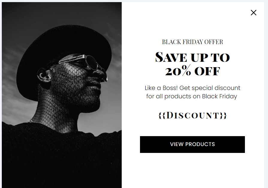 Black Friday Popup