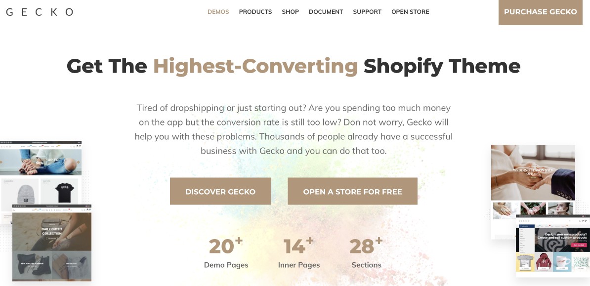 Gecko Shopify Theme