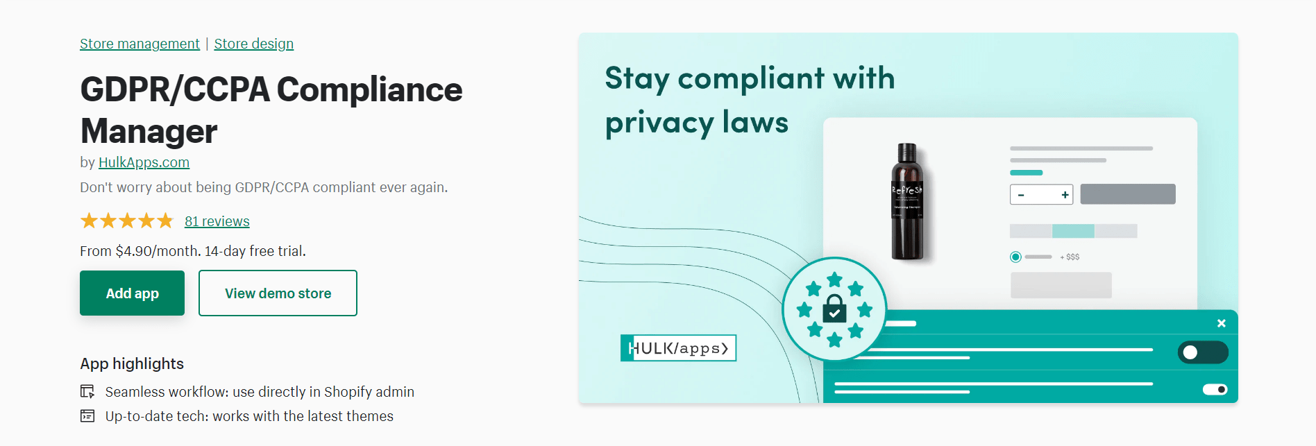 GDPR for Shopify