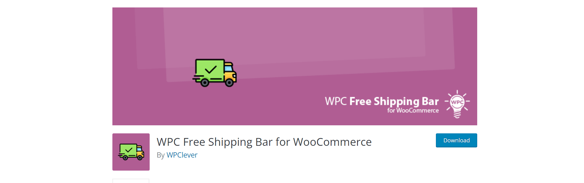Free shipping bar for WordPress