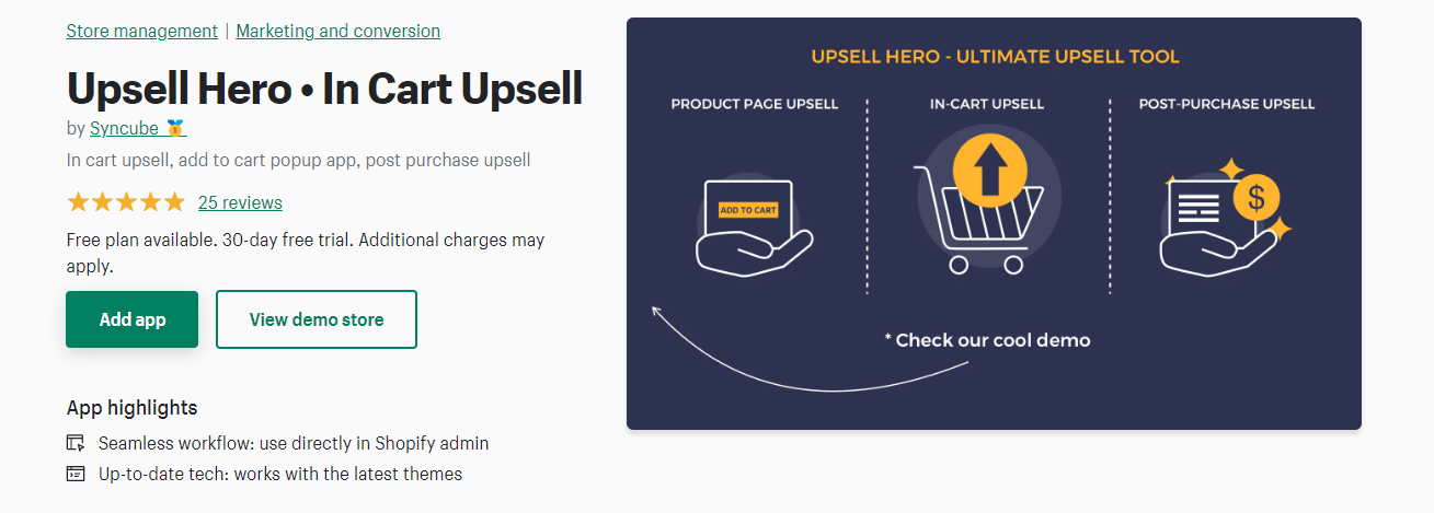 Shopify upsell popup