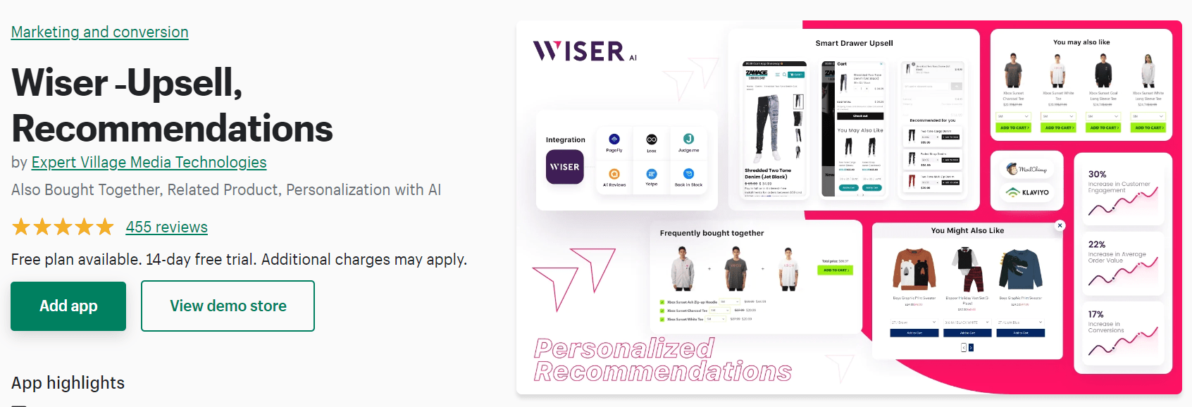 Wiser product recommendations