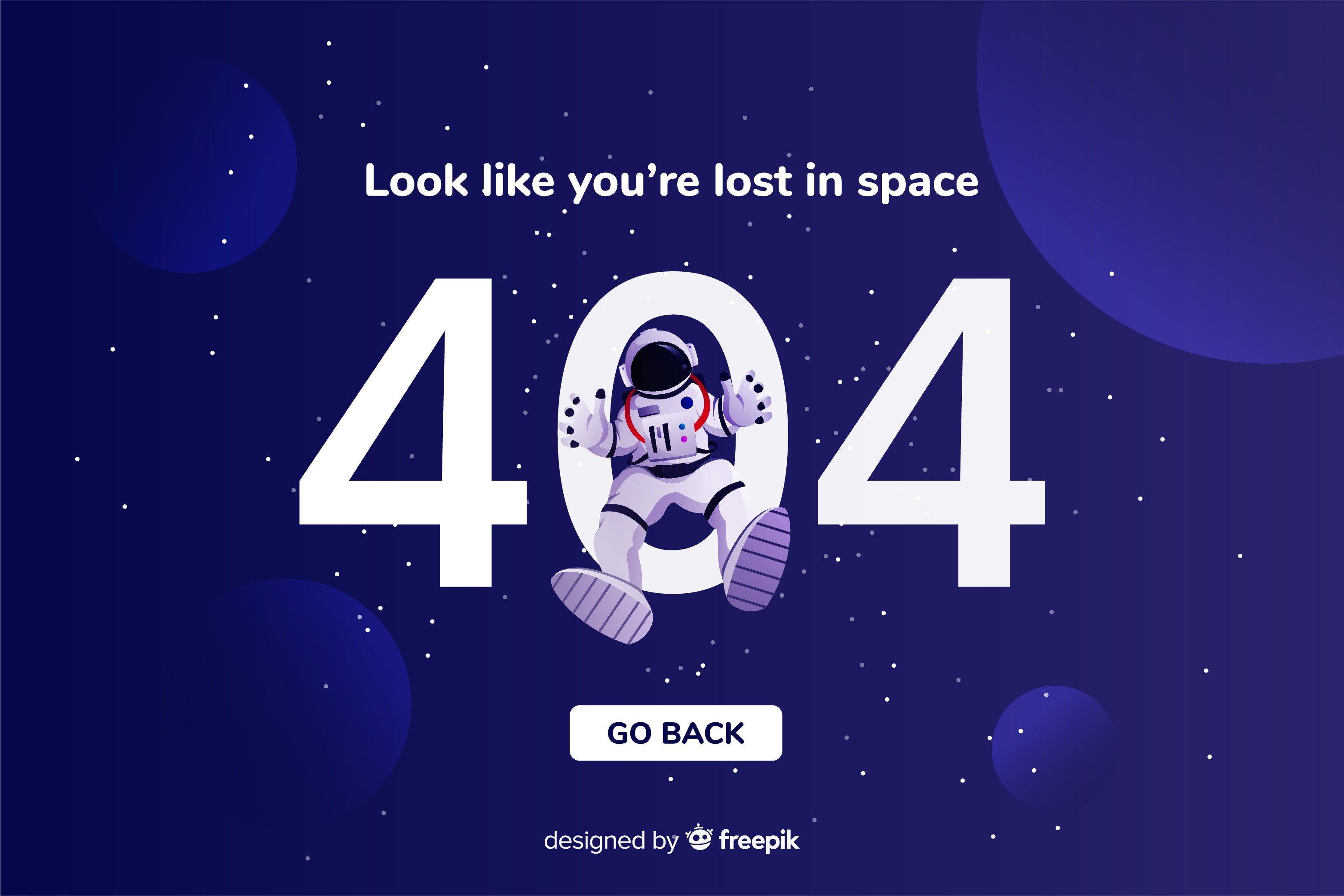 404 error page