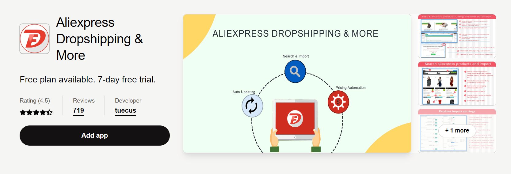 Aliexpress dropshipping app