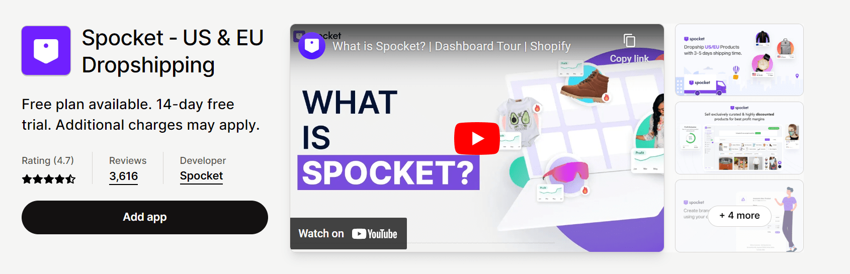 Spocket Aliexpress dropshipping app