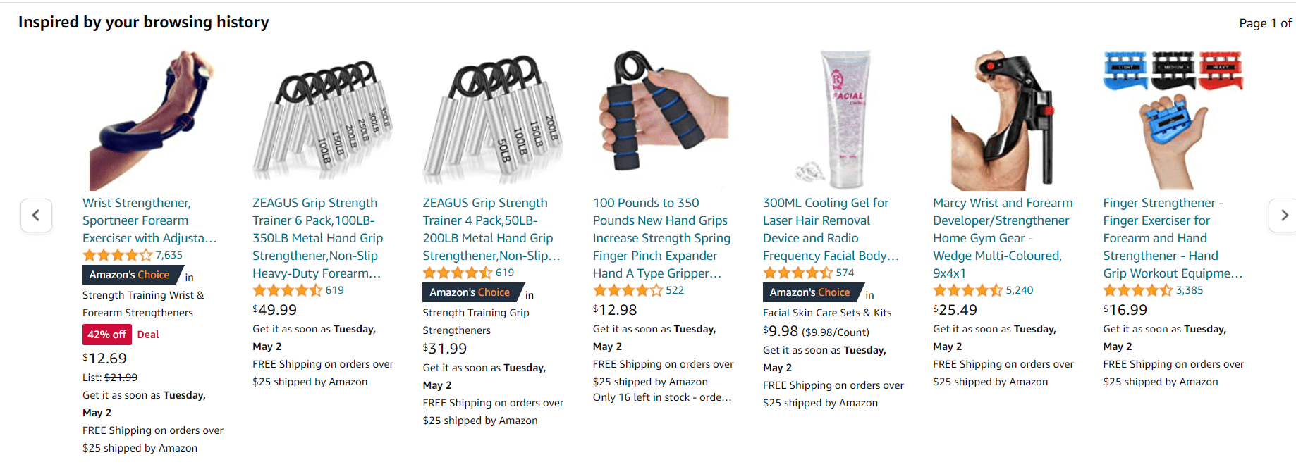Amazon product recommendation