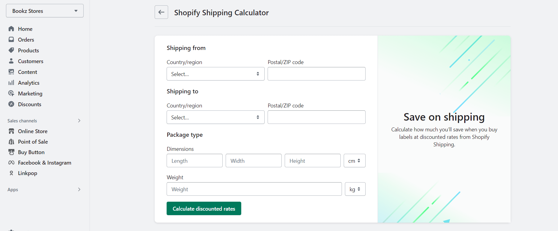 Shopify International Shipping 