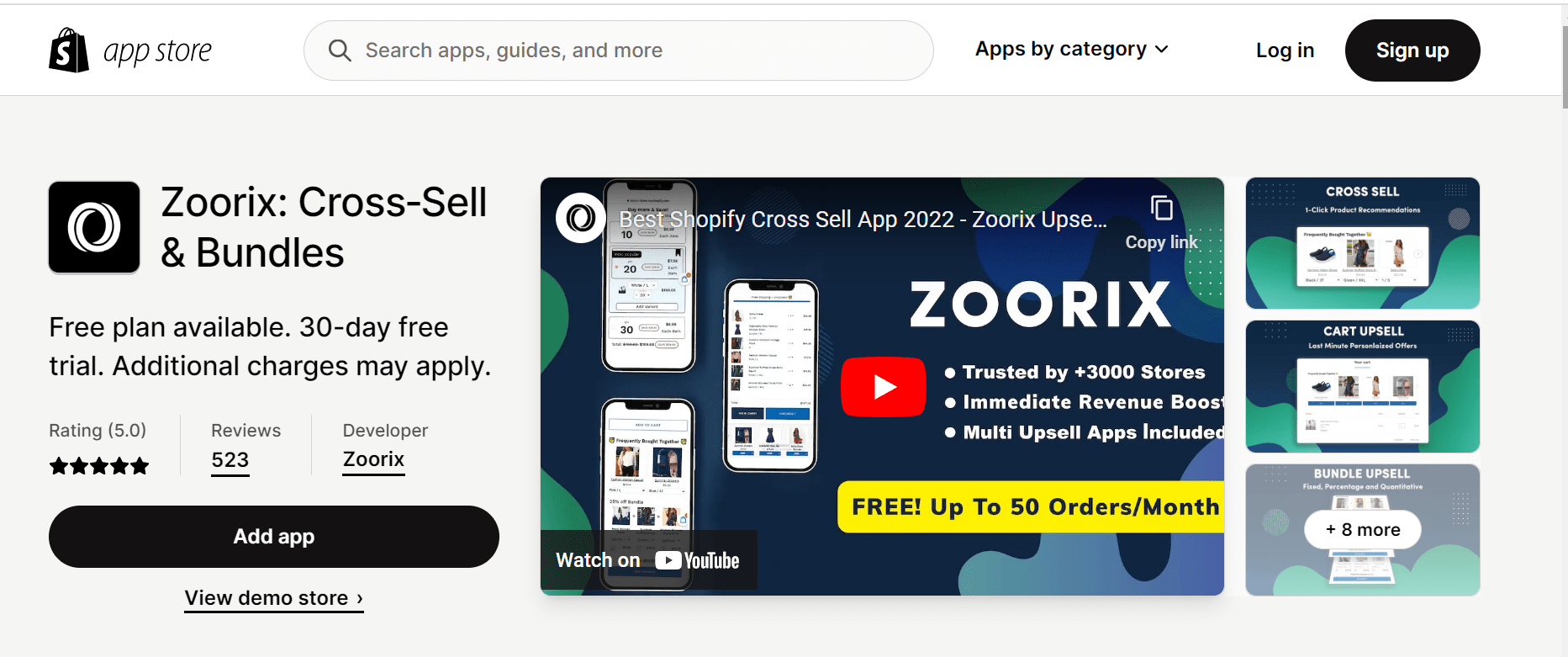 Zoorix Product Recommendation