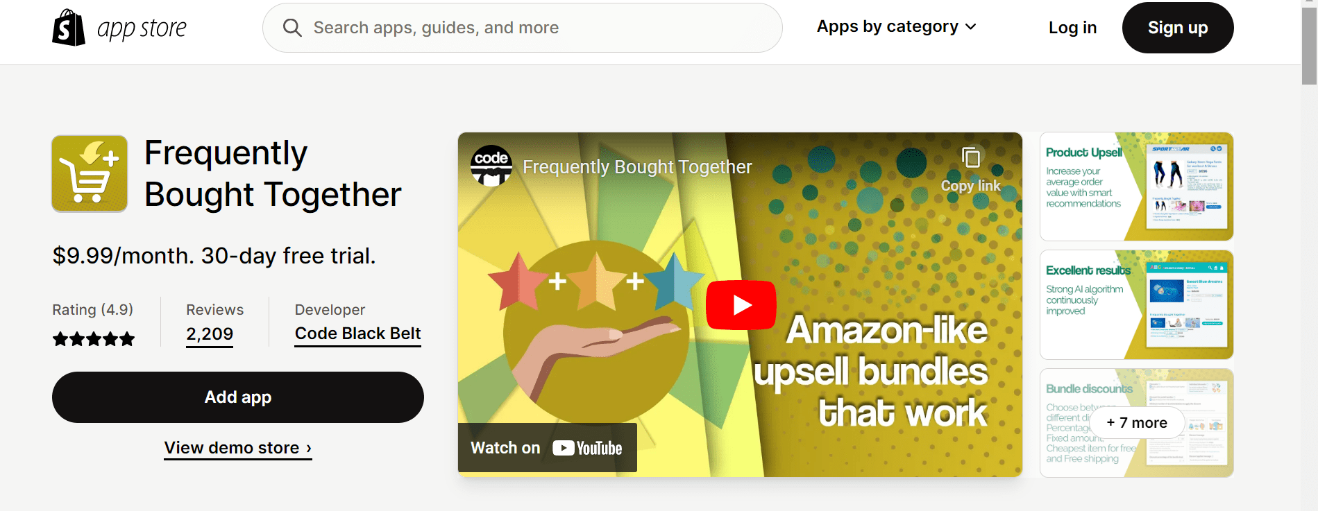 Frequently Bought Together apps