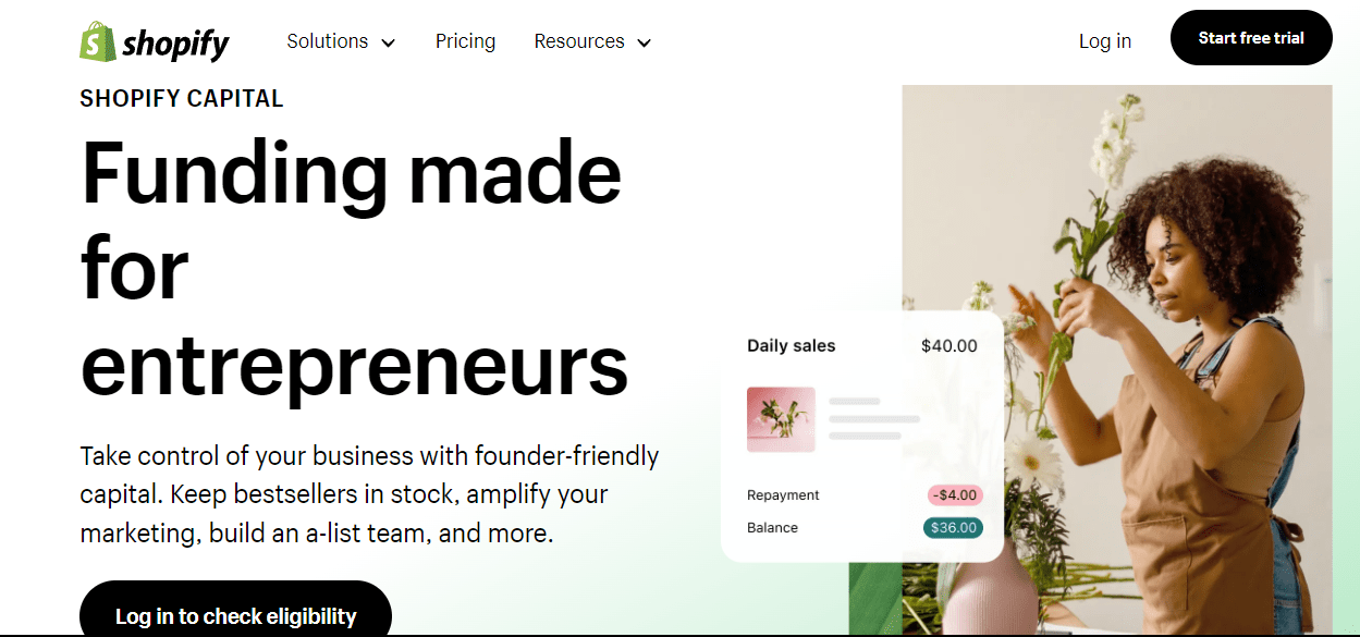 Shopify Capital made easy.