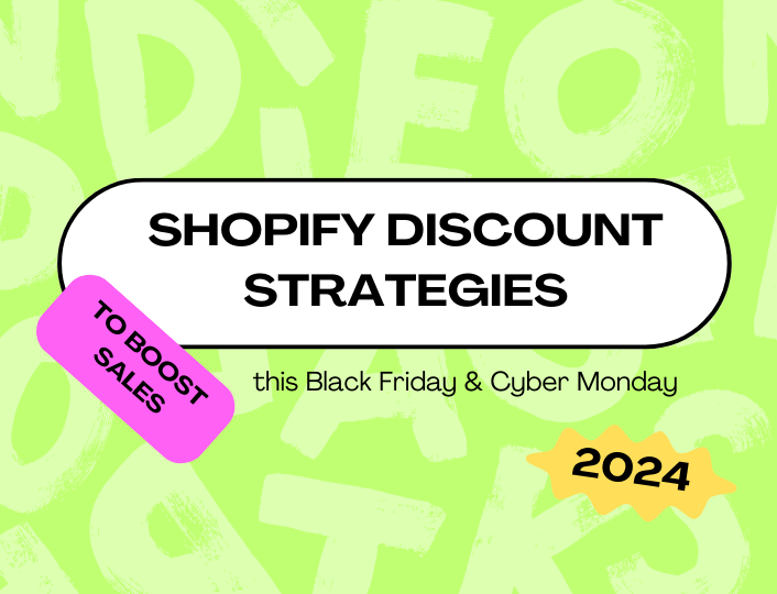 Illustrating recommended Shopify discount strategies to boost sales for BFCM.