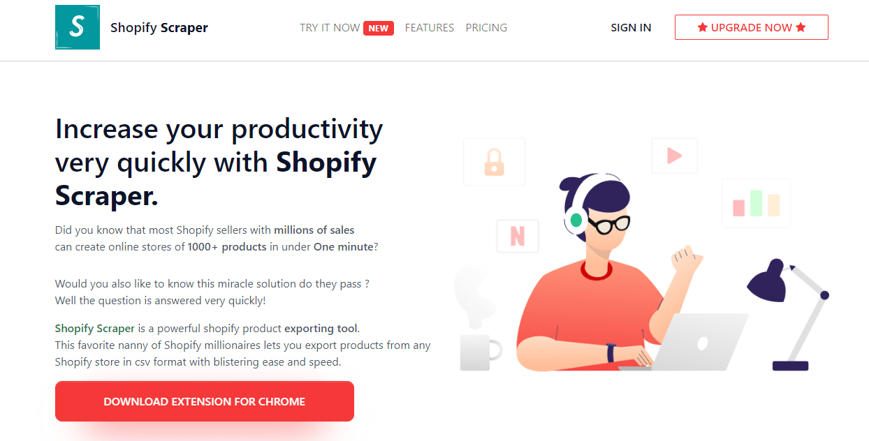 Shopify Scraper: A Shopify Spy Tool
