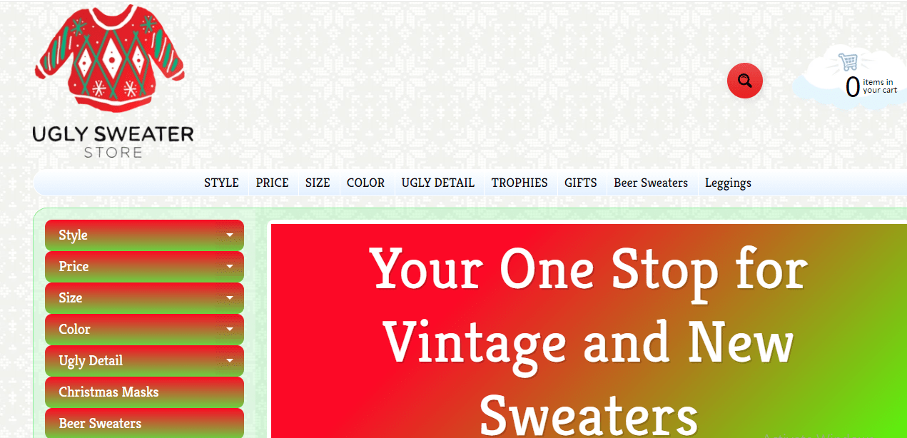 Ugly Sweater - store for the best Christmas deals